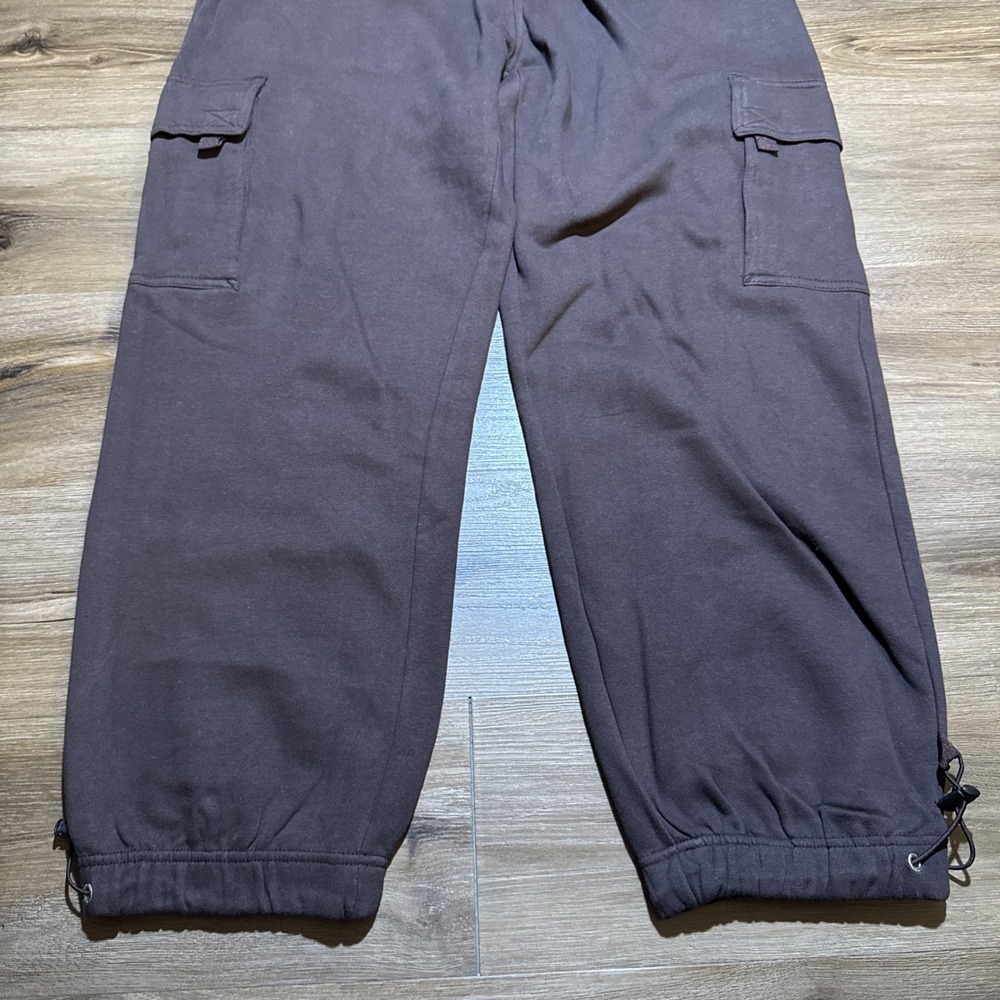 NWT Vintage Southpole Sweatpants Mens XL Brown Baggy Cargo Y2K Oversized Hip Hop - Picture 3 of 16